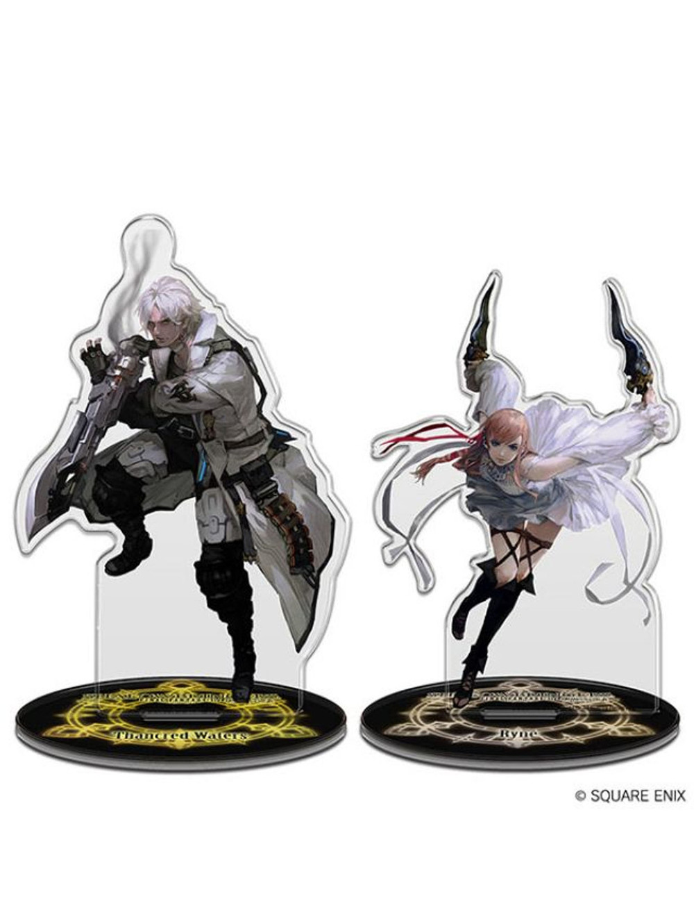Square Enix Final Fantasy XIV Thancred & Ryne Acrylic Stands - 5.5"